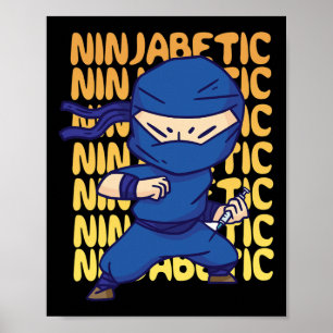 Poster Ninja - Sensibilisation au diabète Fig