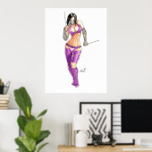 Poster NinjaGirl (Bureau à domicile)