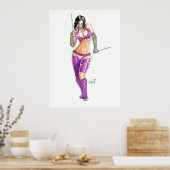 Poster NinjaGirl (Cuisine)