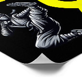 Poster Ninjas de kickboxing Ce petit ninja a 8 ans (Coin)