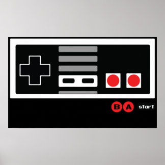 Poster Nintendo Konami - Live by Code NES