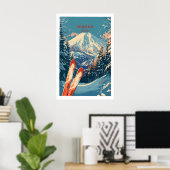Poster Niseko Print Japon 1 (Bureau à domicile)