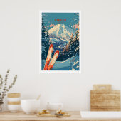 Poster Niseko Print Japon 1 (Cuisine)