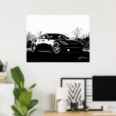 Poster Nissan 350Z (Bureau à domicile)