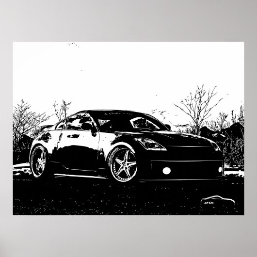 Poster Nissan 350Z (Devant)