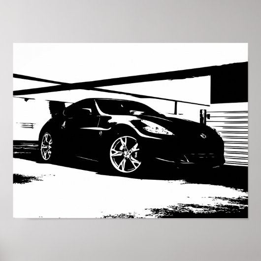 Poster Nissan 370Z (Devant)