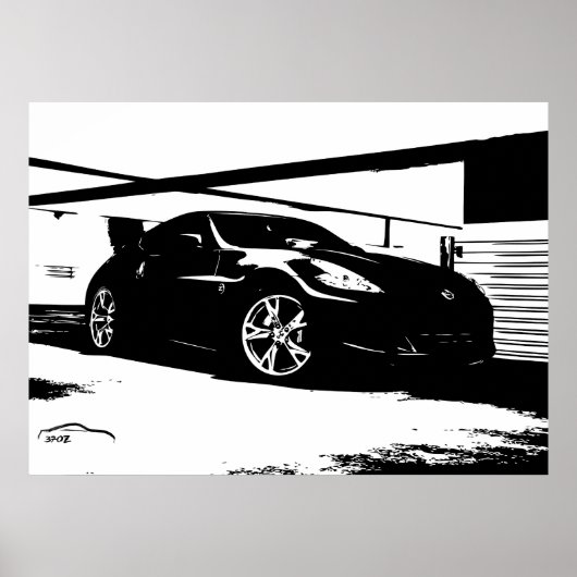 Poster Nissan 370Z Roof Top (Devant)