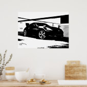 Poster Nissan 370Z Roof Top (Cuisine)