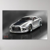 Poster Nissan GT-R (Devant)