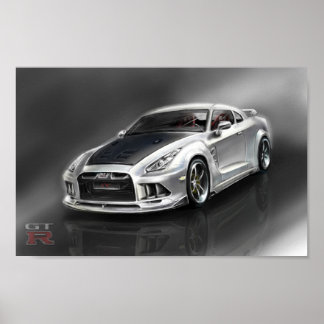 Poster Nissan GT-R