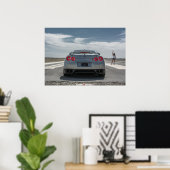 Poster Nissan GT-R prêt à la course (Bureau à domicile)