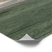 Poster Nissan Skyline GT-R R34 dans le centre de Los Ange (Coin)