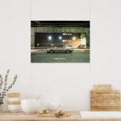 Poster Nissan Skyline GT-R R34 dans le centre de Los Ange (Cuisine)