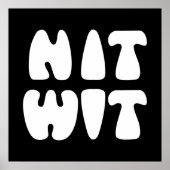 POSTER NITWIT (Devant)