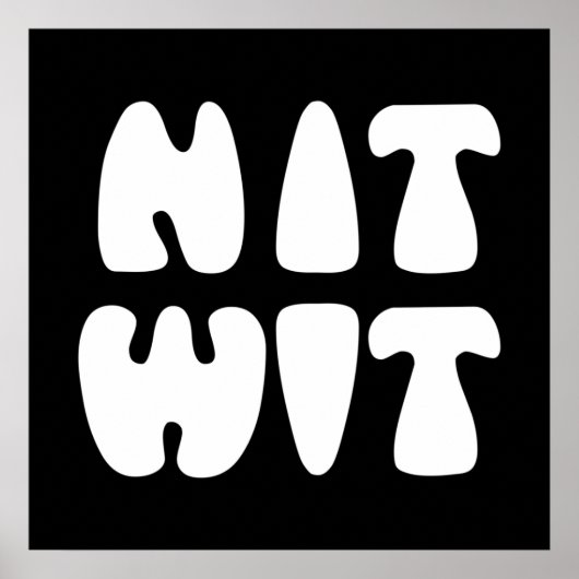 POSTER NITWIT (Devant)