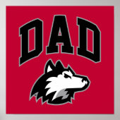 Poster NIU Huskies Papa (Devant)