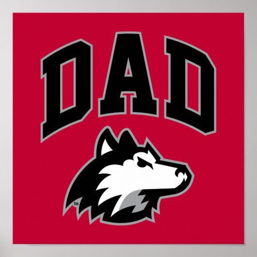 Poster NIU Huskies Papa (Devant)