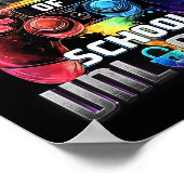 Poster Niveau 100 Jours D'École Déverrouillés Garçons 100 (Coin)