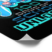 Poster Niveau 100 Jours D'École Déverrouillés Garçons Fil (Coin)