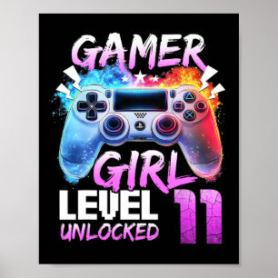 Poster Niveau 11 Débloqué Incroyable Jeu Vidéo 2014 11ème