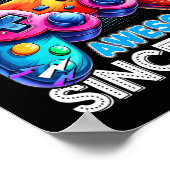 Poster Niveau 13 Jeu vidéo déverrouillé 13e anniversaire (Coin)