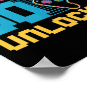 Poster Niveau 30 déverrouillé Jeu Anniversaire (Coin)