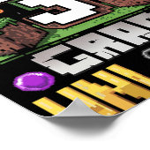 Poster Niveau 3e année débloqué jeu vidéo premier jour de (Coin)