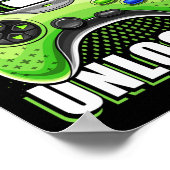 Poster Niveau 5 Jeu vidéo déverrouillé 5e Jeu d'anniversa (Coin)