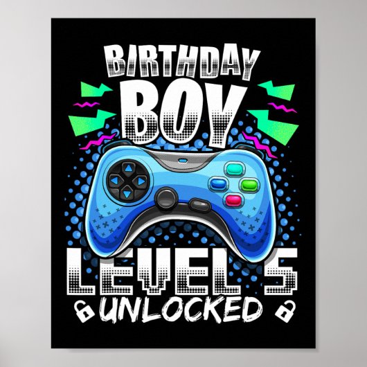Poster Niveau 5 Jeu vidéo déverrouillé 5e Jeu d'anniversa (Devant)