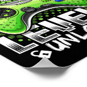 Poster Niveau 5 Jeu vidéo déverrouillé 5e Jeu d'anniversa (Coin)
