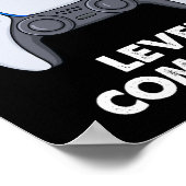 Poster Niveau 5e année Complet Graduation Gamer Boys Sch (Coin)