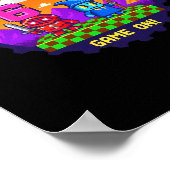 Poster Niveau 6 7 Jeu Pixel Art Six Sept Joueurs  (Coin)