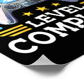 Poster Niveau 6e Niveau Gamer Complet Enfants Cl De 2025  (Coin)