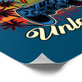 Poster Niveau 75 Déverrouillé Homme jeu vidéo 75e anniver (Coin)