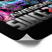 Poster Niveau 7 Déverrouillé Awesome depuis 2015 jeu vidé (Coin)