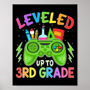 Poster Niveau Atteint : Joueur de 3e année Ck à l'école p