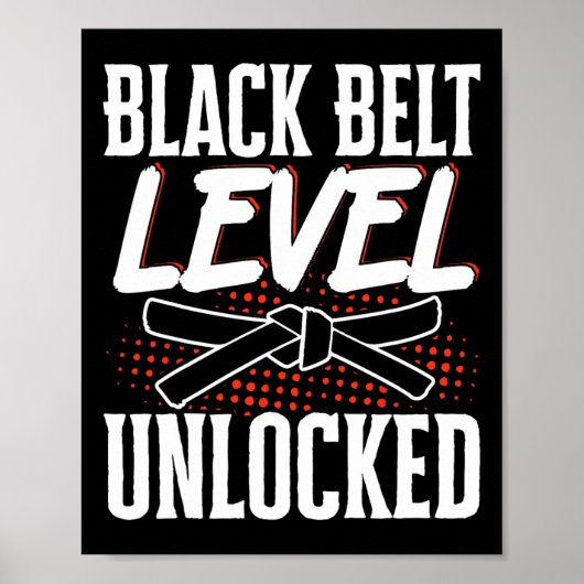 Poster Niveau de ceinture noire déverrouillé 2 (Devant)