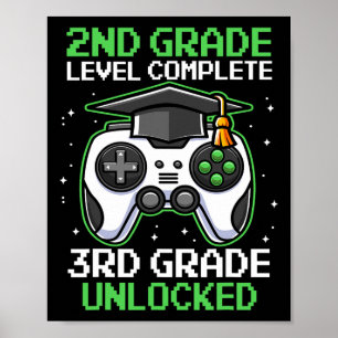 Poster Niveau de gamer de 2e année jusqu'à 3e année
