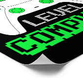 Poster Niveau de grade Gamer complet 7e grade Gi (Coin)