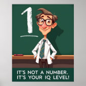 Poster Niveau de QI Sarcasme (Devant)