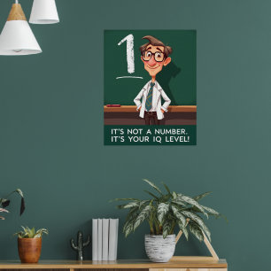 Poster Niveau de QI Sarcasme