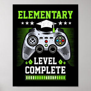 Poster Niveau Élémentaire Diplômé Cl 2025 Joueur