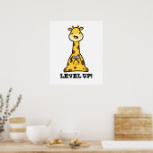 Poster Niveau Haut Funny Giraffe Pun (Cuisine)
