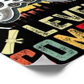 Poster Niveau lycée Complet Gamer School Graduation (Coin)