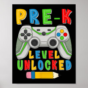 Poster Niveau pré-maternelle débloqué Ck pour garçons Pré
