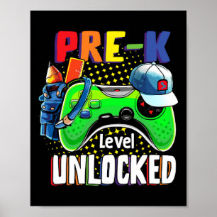 Poster Niveau préscolaire débloqué par Byck To School jeu