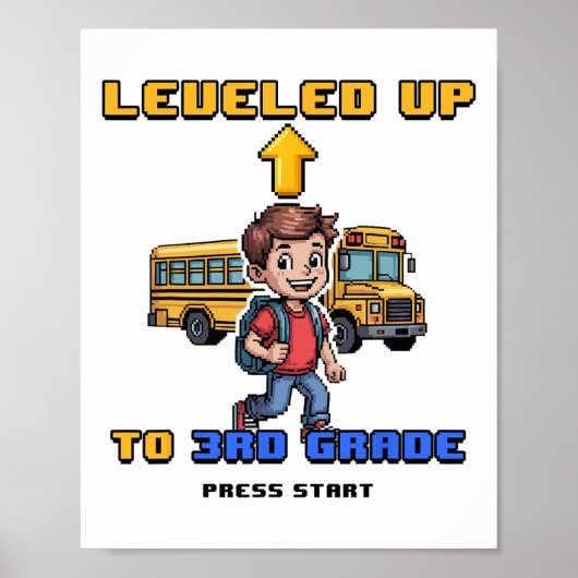 Poster Niveau supérieur 3e année Ck pour l'école drôle de (Devant)