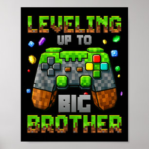 Poster Niveau supérieur pour grand frère pour les enfants