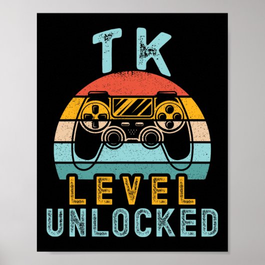 Poster Niveau Tk Jeu Vidéo Déverrouillé Ck À L'École Garç (Devant)