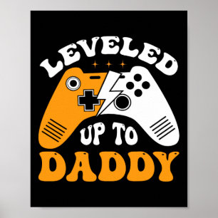 Poster Niveau Up Promu À Papa Pour Nouveau Daddy Gam Vidé